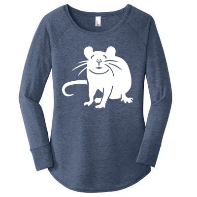 Rat Funny Women's Perfect Tri Tunic Long Sleeve Shirt