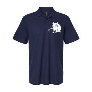 Rat Funny Softstyle Adult Sport Polo