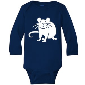 Rat Funny Baby Long Sleeve Bodysuit