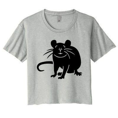 Rat Funny Women's Crop Top Tee