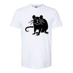 Rat Funny Softstyle CVC T-Shirt