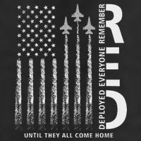 Red Friday Remember Everyone Deployed Military American Flag 7 Panel Mesh Trucker Snapback Hat