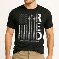 Red Friday Remember Everyone Deployed Military American Flag Performance Shirt