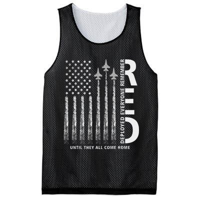 Red Friday Remember Everyone Deployed Military American Flag Mesh Reversible Basketball Jersey Tank