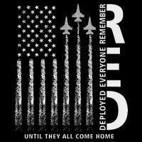 Red Friday Remember Everyone Deployed Military American Flag Tall Sweatshirt