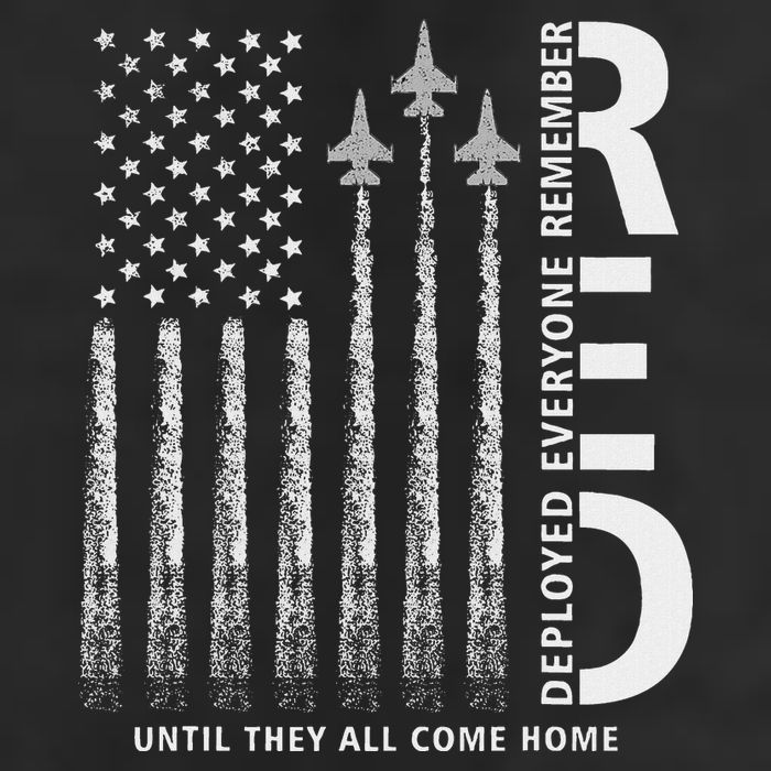 Red Friday Remember Everyone Deployed Military American Flag Golf Towel