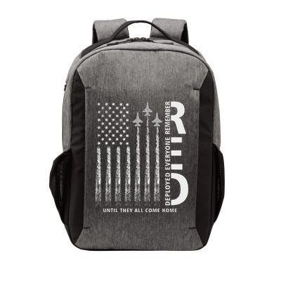 Red Friday Remember Everyone Deployed Military American Flag Vector Backpack