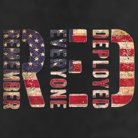 Red Fridays Remember Everyone Deployed American Flag Cool Comfort Performance Bucket Hat