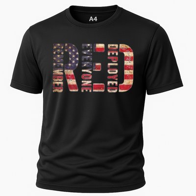 Red Fridays Remember Everyone Deployed American Flag Performance Shirt