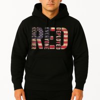 Red Fridays Remember Everyone Deployed American Flag Hoodie