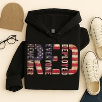 Red Fridays Remember Everyone Deployed American Flag Hoodie