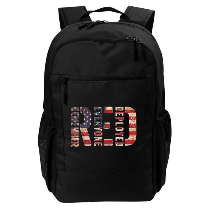 Red Fridays Remember Everyone Deployed American Flag Backpack