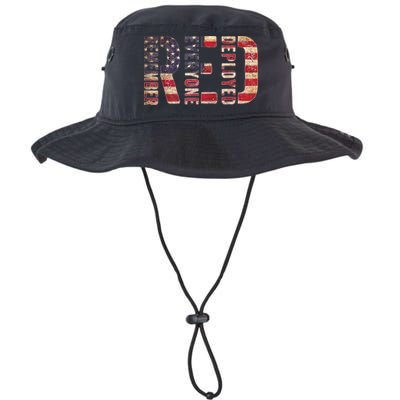 Red Fridays Remember Everyone Deployed American Flag Bucket Hat