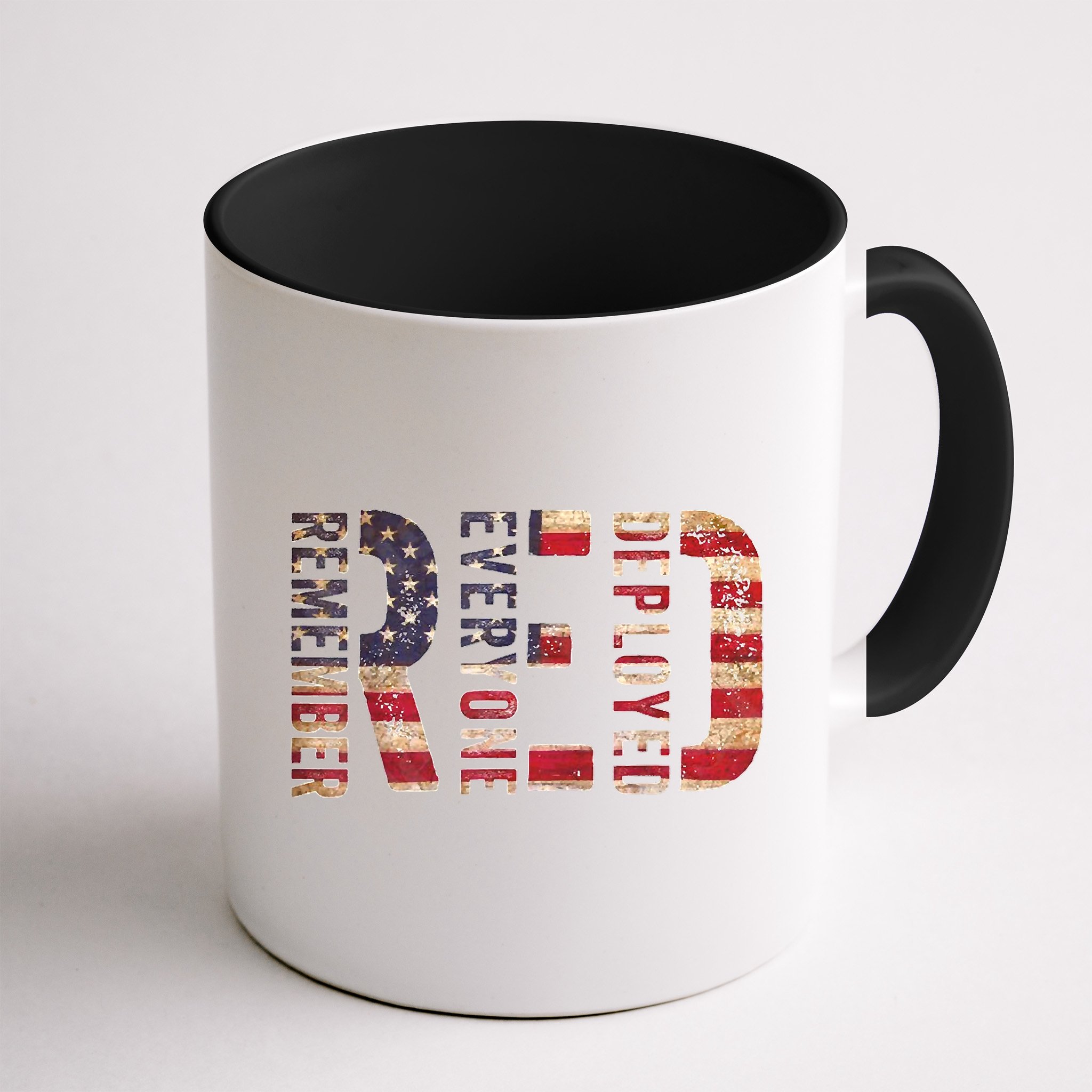 Red Fridays Remember Everyone Deployed American Flag Mug