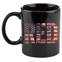 Red Fridays Remember Everyone Deployed American Flag 11oz C Handle Ceramic Mug