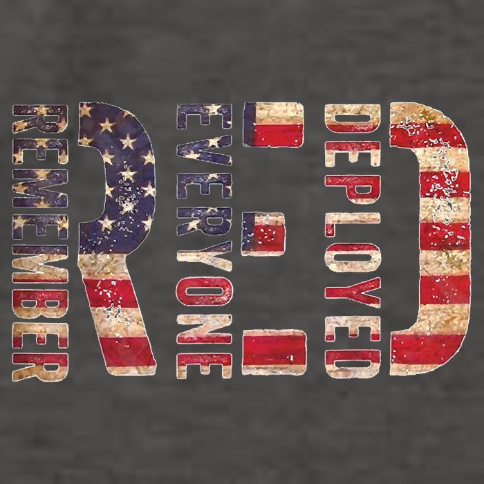 Red Fridays Remember Everyone Deployed American Flag Vector Backpack