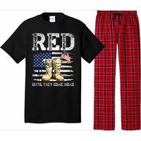 Red Friday Remember Everyone Deployed Every Friday Veterans Pajama Set