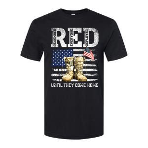 Red Friday Remember Everyone Deployed Every Friday Veterans Softstyle CVC T-Shirt