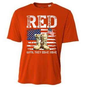 RED Friday Remember Everyone deployed every friday veterans Cooling Performance Crew T-Shirt