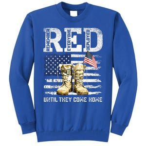 RED Friday Remember Everyone deployed every friday veterans Sweatshirt