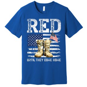 RED Friday Remember Everyone deployed every friday veterans Premium T-Shirt