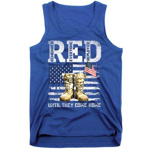 RED Friday Remember Everyone deployed every friday veterans Tank Top