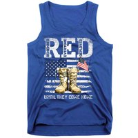 RED Friday Remember Everyone deployed every friday veterans Tank Top