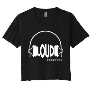 Records Funny Women's Crop Top Tee