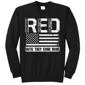 Red Friday Remember Everyone Deployed Retro Us Ar.My Military Sweatshirt