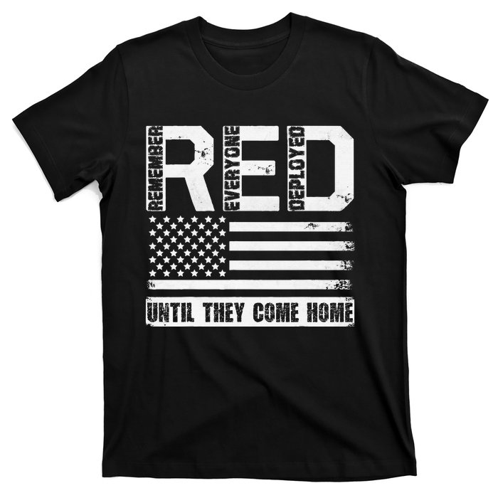 Red Friday Remember Everyone Deployed Retro Us Ar.My Military T-Shirt