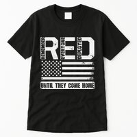 Red Friday Remember Everyone Deployed Retro Us Ar.My Military Tall T-Shirt