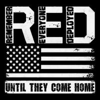 Red Friday Remember Everyone Deployed Retro Us Ar.My Military Metallic Star Ornament