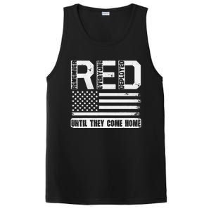 Red Friday Remember Everyone Deployed Retro Us Ar.My Military PosiCharge Competitor Tank