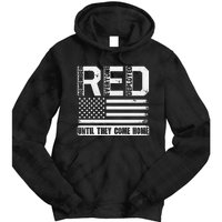 Red Friday Remember Everyone Deployed Retro Us Ar.My Military Tie Dye Hoodie