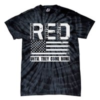 Red Friday Remember Everyone Deployed Retro Us Ar.My Military Tie-Dye T-Shirt