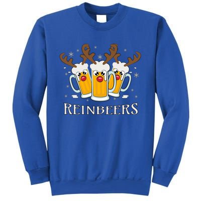 Reinbeers Funny Reindeer Beer Christmas Ing Gift Sweatshirt