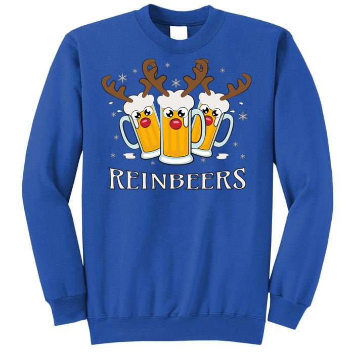 Reinbeers Funny Reindeer Beer Christmas Ing Gift Sweatshirt