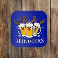 Reinbeers Funny Reindeer Beer Christmas Ing Gift Coaster