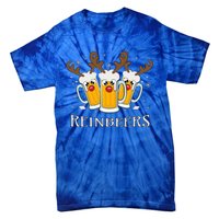 Reinbeers Funny Reindeer Beer Christmas Ing Gift Tie-Dye T-Shirt