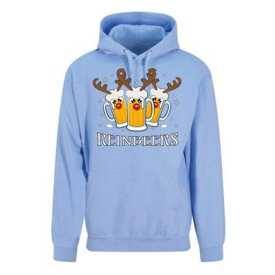 Reinbeers Funny Reindeer Beer Christmas Ing Gift Unisex Surf Hoodie