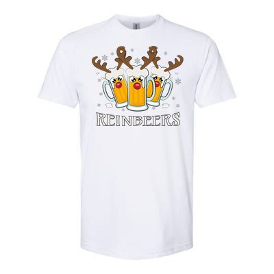 Reinbeers Funny Reindeer Beer Christmas Ing Gift Softstyle CVC T-Shirt