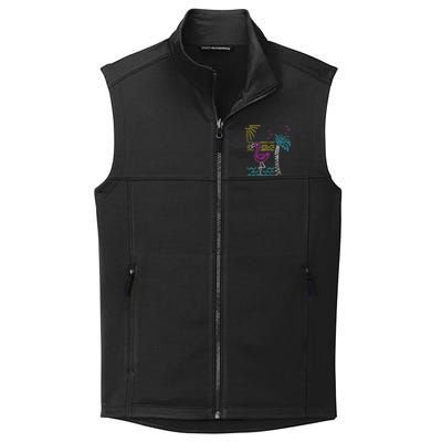 Retro Flamingo Collective Smooth Fleece Vest