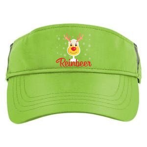 Reinbeer Funny Reindeer Beer Christmas Ing Party Xmas Cute Gift Adult Drive Performance Visor