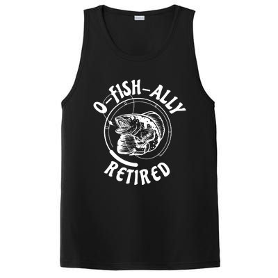 Retired Fishing Retirement Gift PosiCharge Competitor Tank