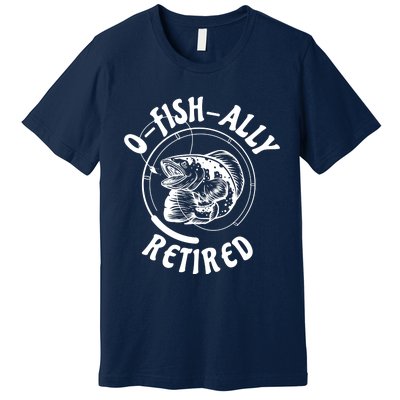 Retired Fishing Retirement Gift Premium T-Shirt