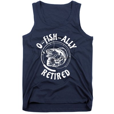 Retired Fishing Retirement Gift Tank Top