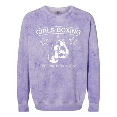 Rachel Famous Rachel Boxing Bronx NY Colorblast Crewneck Sweatshirt