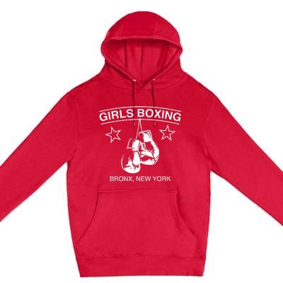 Rachel Famous Rachel Boxing Bronx NY Premium Pullover Hoodie