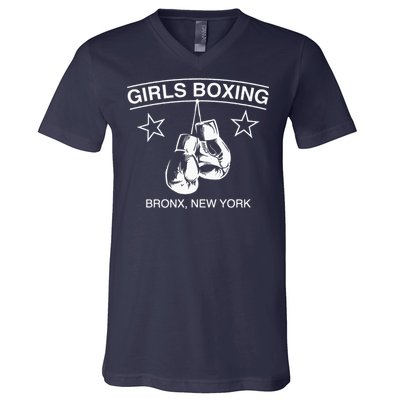 Rachel Famous Rachel Boxing Bronx NY V-Neck T-Shirt