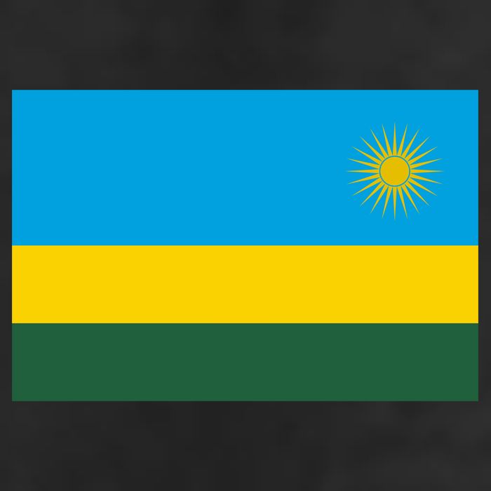 Rwanda Flag Cool Comfort Performance Bucket Hat